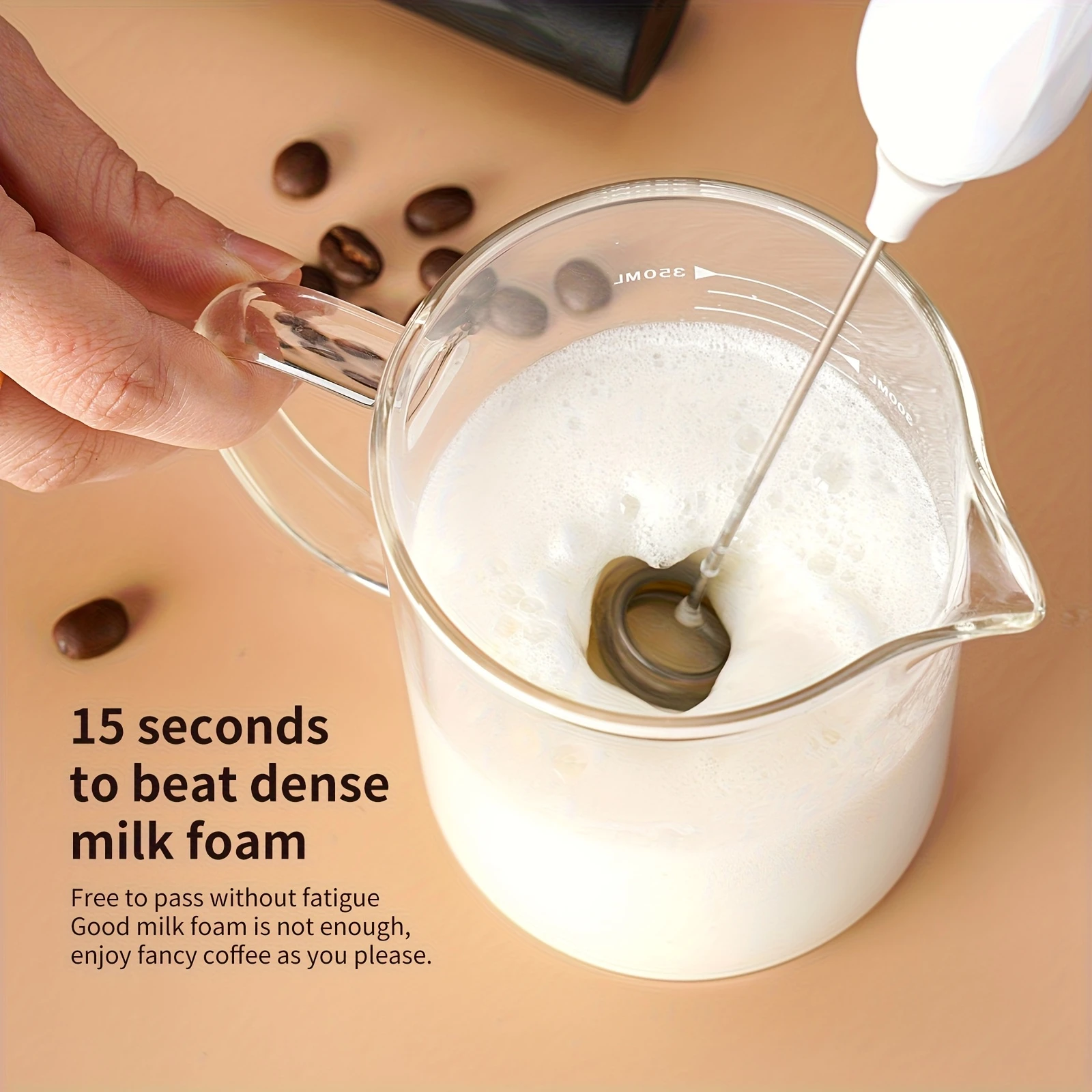 Ansei Dual-Head Cordless Electric Frother & Whisk thumbnail 5