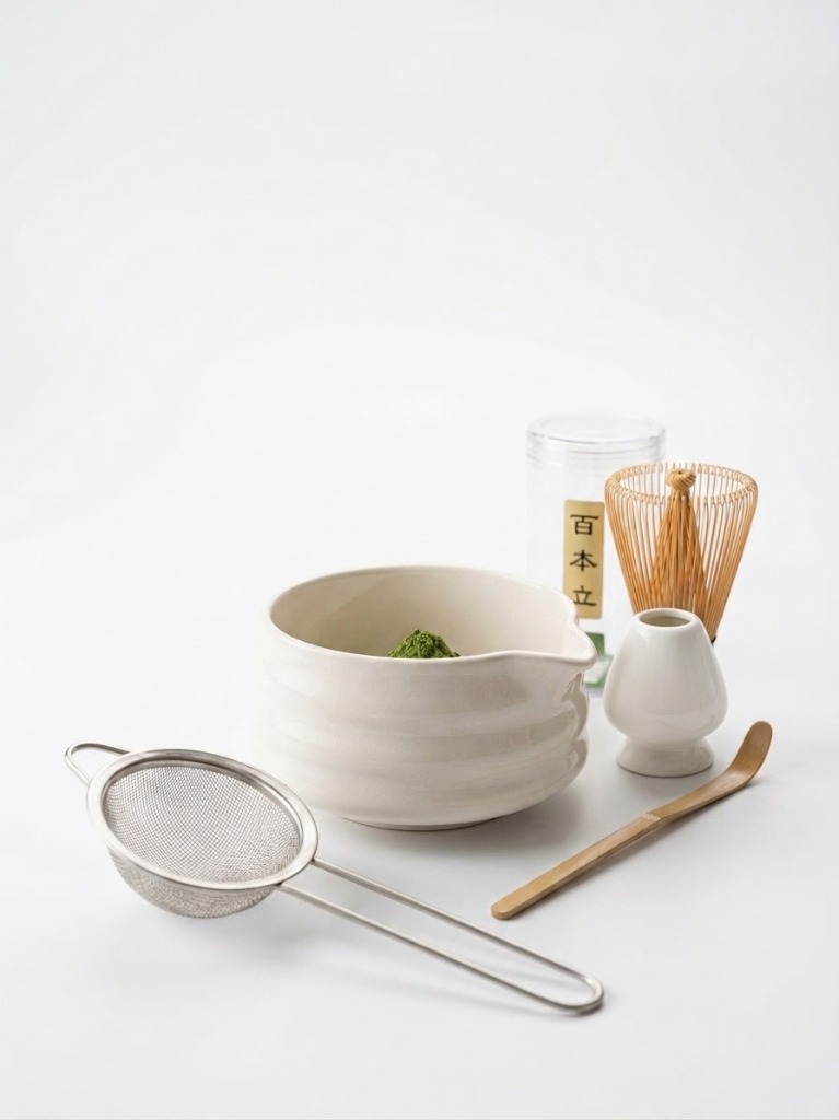 Ansei Artisan Ceremonial Matcha Whisk Set (5-Piece Kit)