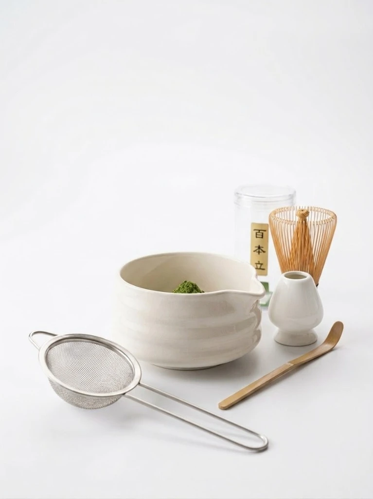 Ansei Artisan Ceremonial Matcha Whisk Set (5-Piece Kit)