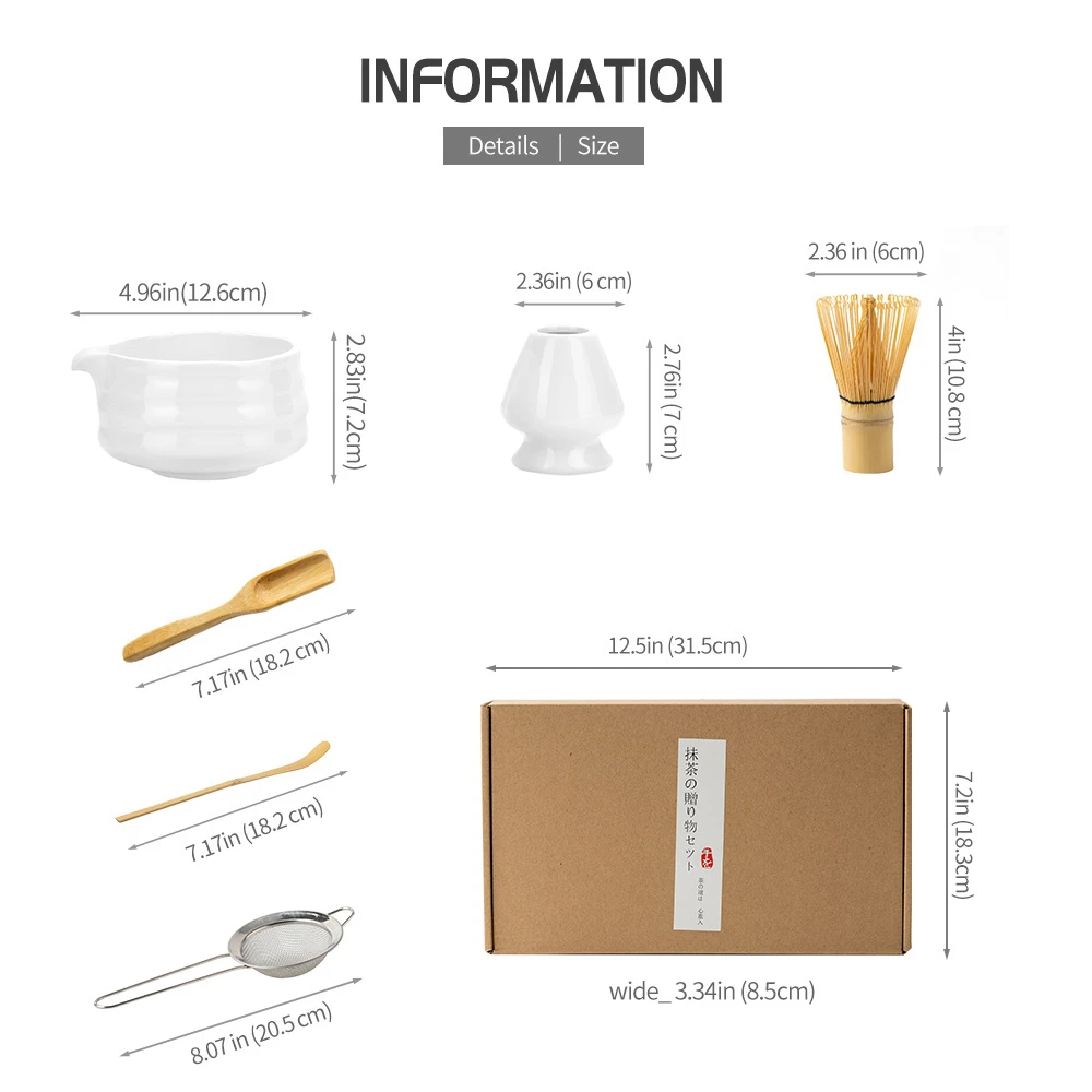 Ansei Ceremonial Matcha Starter Kit (50g Matcha + 5-Piece Whisk Set) thumbnail 5